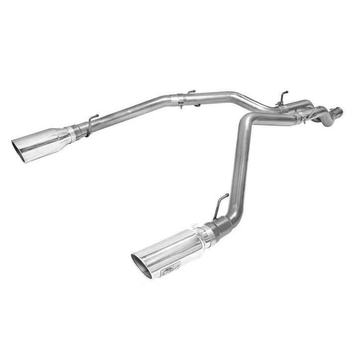 Large Bore-HD 3 IN 409 Stainless Steel DPF-Back Exhaust System w/Polished Tip