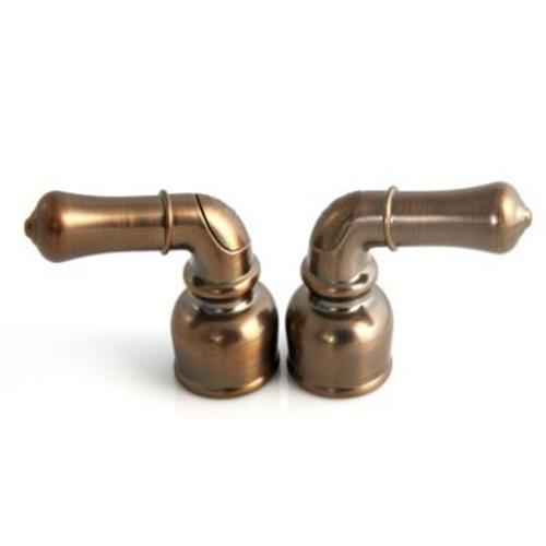 Hot & Cold Handle Rubbed Bronze