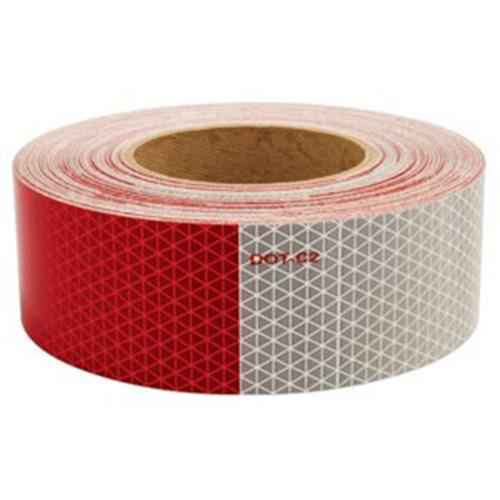 4X18" Red/White Reflective Tape 