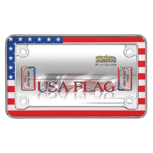 MC USA FLAG, CHROME
