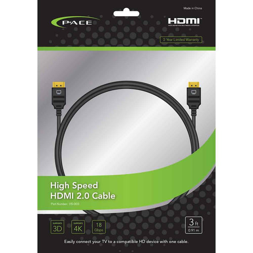 Pace - 3Ft HDMI Cable