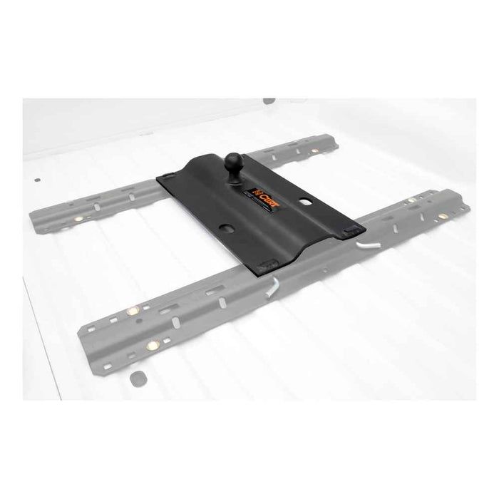 Bent Plate 5th Wheel Rail Gooseneck Hitch with Ball Offset 3"