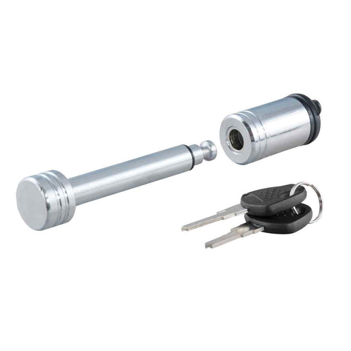 1/2" Hitch Lock (1-1/4" Receiver, Barbell, Chrome)
