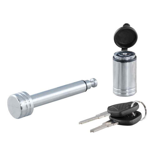 1/2" Hitch Lock (1-1/4" Receiver, Barbell, Chrome)