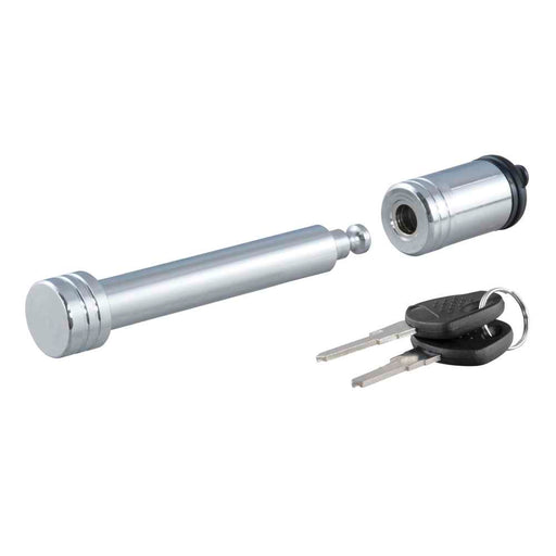 5/8" Hitch Lock (2" or 2-1/2" Receiver, Barbell, Chrome)