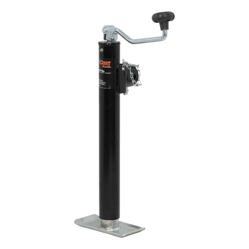 Pipe-Mount Swivel Jack with Top Handle (5,000 lbs., 15" Travel)