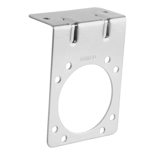 Connector Mounting Bracket for 7-Way RV Blade (Zinc)