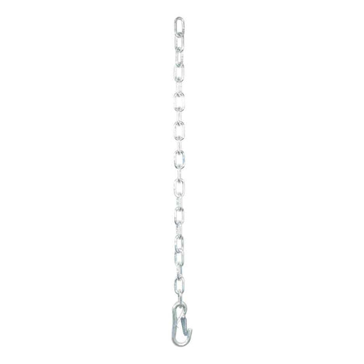 27" Safety Chain with 1 Snap Hook (5,000 lbs., Clear Zinc)