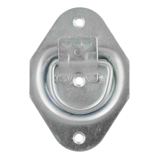 1-3/8" x 1-7/8" Recessed Tie-Down Ring (1,200 lbs., Clear Zinc)