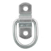 1" x 1-1/4" Surface-Mounted Tie-Down D-Ring (1,200 lbs., Clear Zinc)