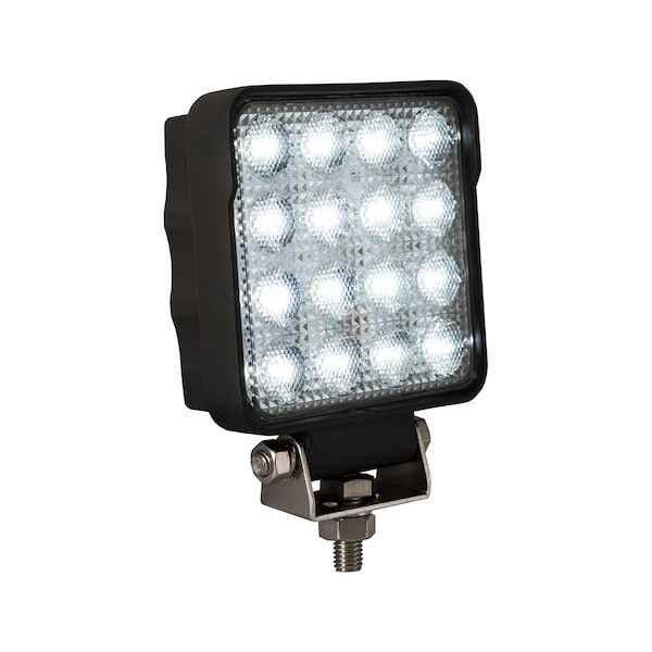 LIGHT,FLOOD,12-48 VDC,16 LED,CLEAR,