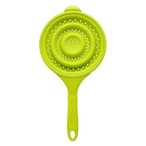 COLLAPSIBLE STRAINER,8IN GREEN
