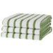 BASKETWEAVE TOWELS,GREEN 3PK