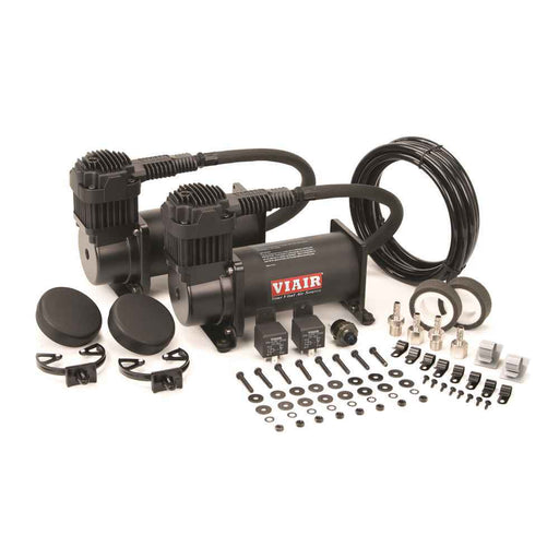 Dual Stealth Black 400C Value Pack (150 PSI, 400C/2, 110/145 P. Switch, 40 Amp Relay/2)