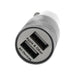 DUAL USB CAR CHARGER WHT