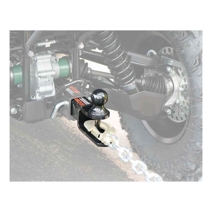 3-in-1 ATV Ball Mount with 2" Shank and 1-7/8" Trailer Ball