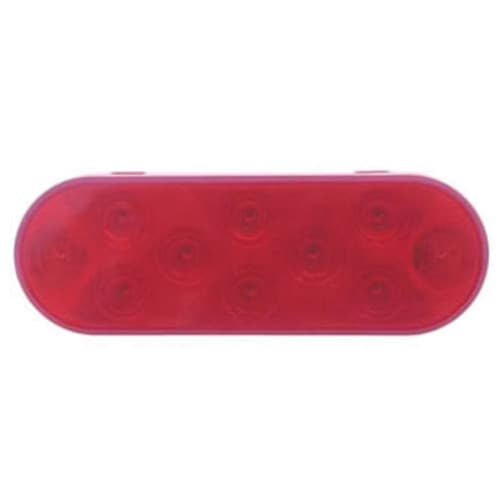 6" LED OVAL RED STOP TAIL