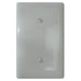 BLANK WALL PLATE - WHT