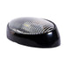 LED Oval Porch Light No Switch Black Clear