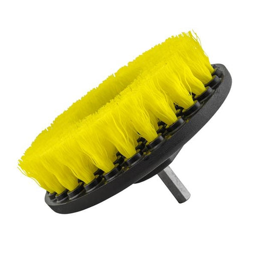 Brush MD Medium Duty Carpet Brush with Drill Attachment, Yellow