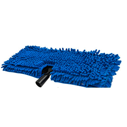 Chenille Wash Mop Blue w/Plastic Head