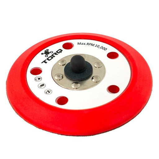 R5 Dual-Action Backing Plate with Hyper Flex Technology, Red (5 Inch)