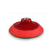 R5 Rotary Backing Plate with Hyper Flex Technology, Red (5 Inch)