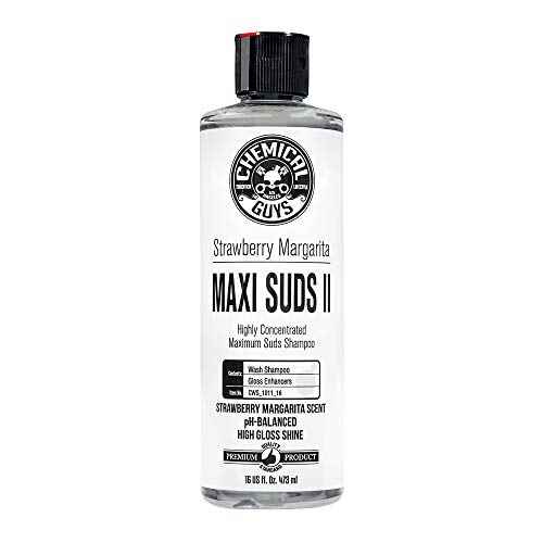 Maxi-Suds II Super Suds Car Wash Soap and Shampoo, Strawberry Margarita Scent (16 oz)