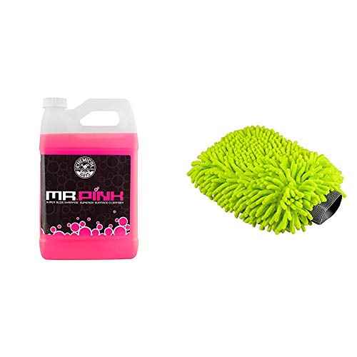 Chenille Microfiber Premium Scratch-Free Wash Mitt/Car Wash Soap Shampoo (1Gal)