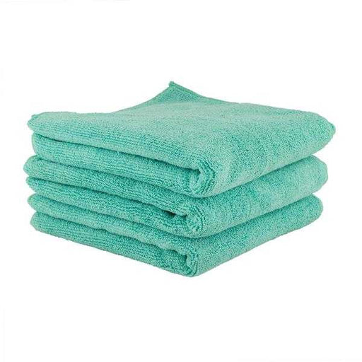 Workhorse Professional Grade Microfiber Towel, Green (16 in. x 16 in.) (Pack of 3)