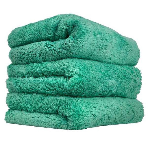 Green 3 Pack 16" x 16" ‚  Happy Ending Edgeless Microfiber Towel, 3 Pack