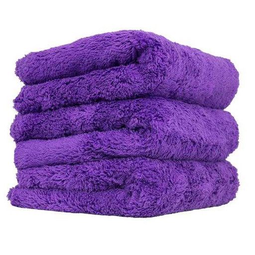 Purple 3 Pack Happy Ending Edgeless Microfiber Towel, 16" x 16", 3 Pack