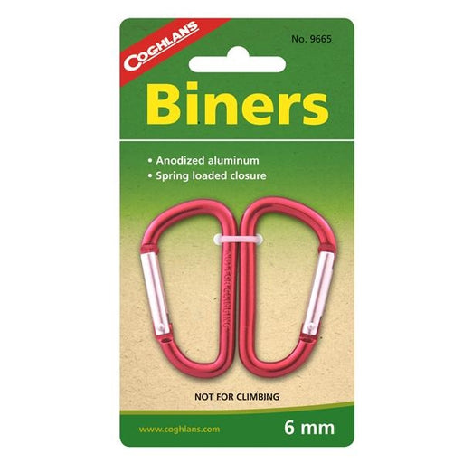 Biners, 2 Pack, 6 mm