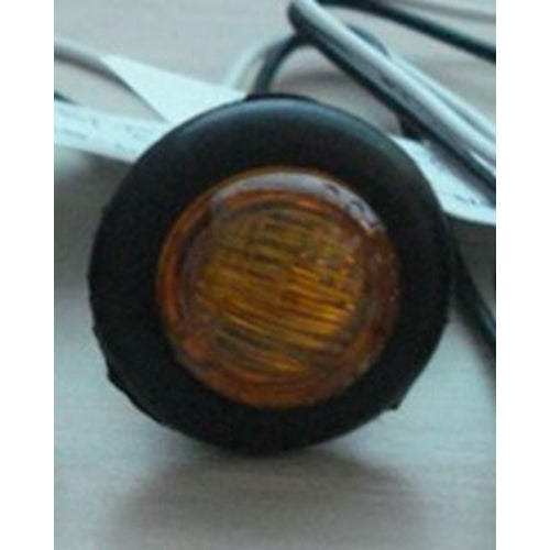Bullet LED Light Amber W/Grommet