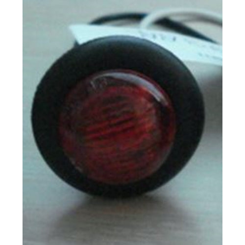Bullet LED Light Red W/Grommet
