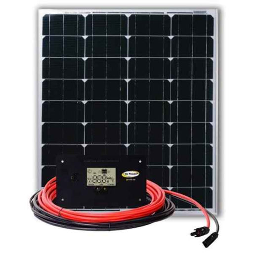 Black Standard Valterra Power Us, LLC Solar Trickle Charger 80W 4.6A Kit
