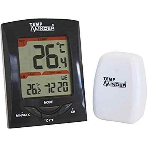 Wireless Indoor and Outdoor Thermometer with Clock