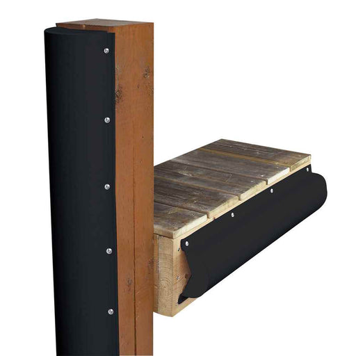Piling Bumper - One End Capped - 6' - Black