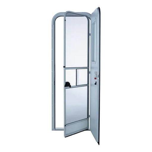 30" X 72" Right-Hand Square Entry Door, Polar White