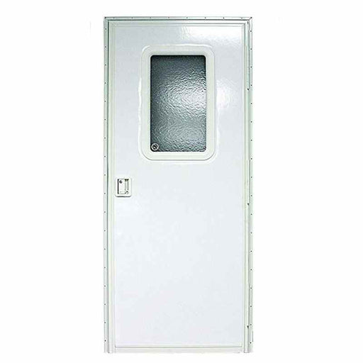 24" X 70" Right-Hand Square Entry Door, Polar White