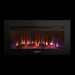 60'Built-In Electric Fireplace Black